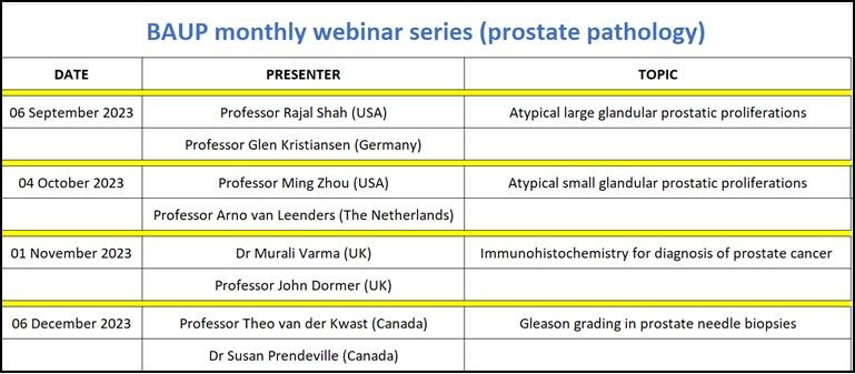 Baup seminar series 2023